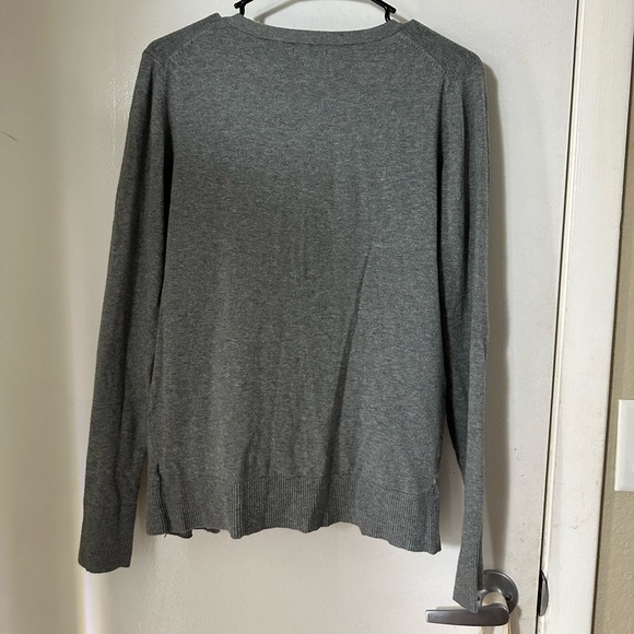 Merona size small heather gray button front cardigan - Picture 6 of 6